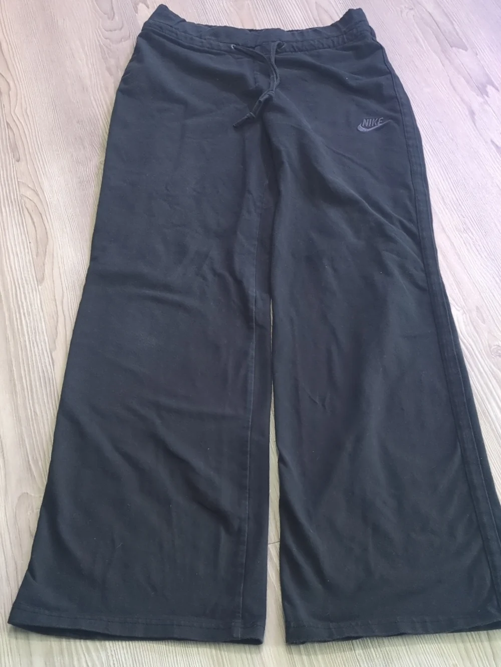 Nike Women's Core Cotton Jersey Straight Leg Pants Black 287359-010 Size M